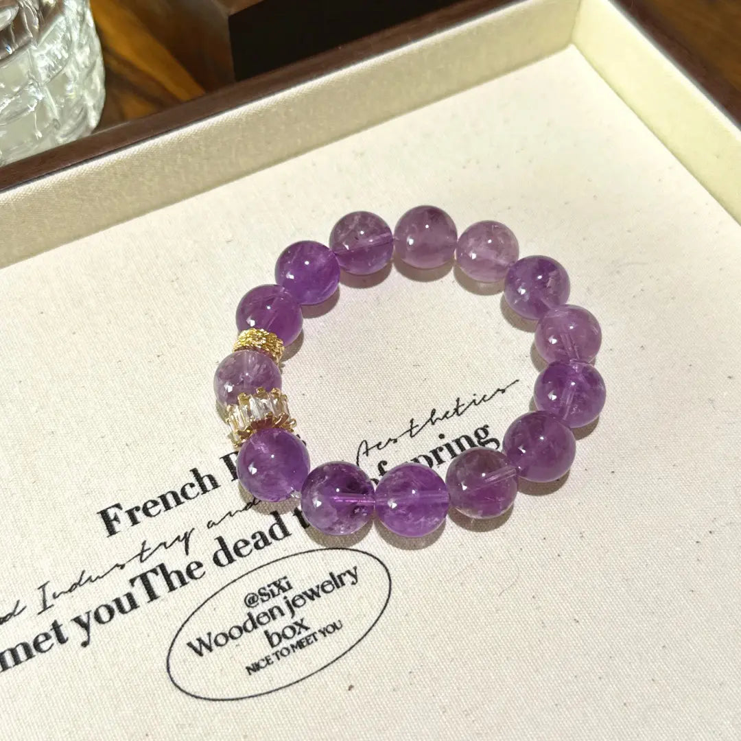 Violet Eloquence Amethyst Bracelet