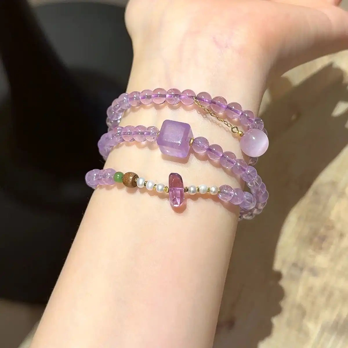 Inner Calm Shield Wrap Bracelet