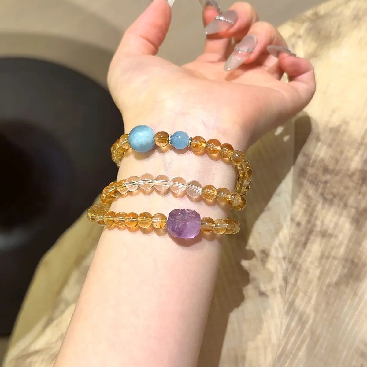 Capricorn ｜Earthbound Clarity Bracelet