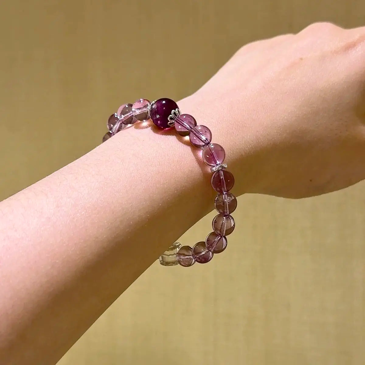 Amethyst · Purple Mica Harmony Bracelet