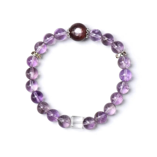 Amethyst · Purple Mica Harmony Bracelet