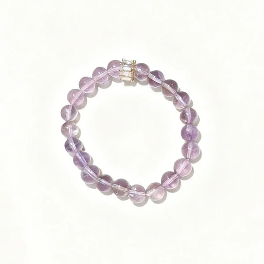 Stillness Within Amethyst Bracelet