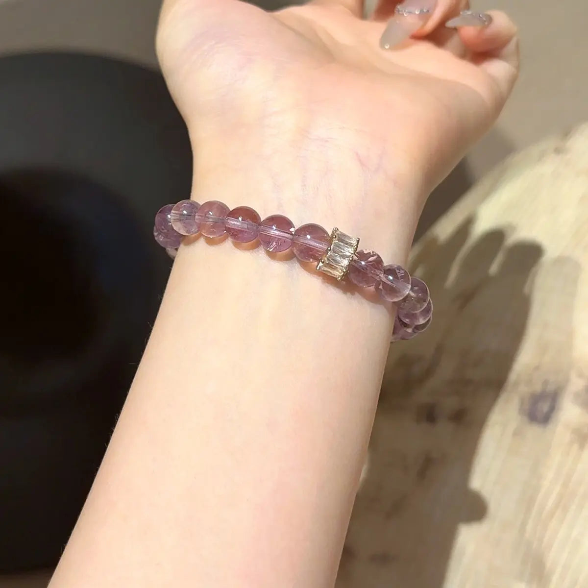 Stillness Within Amethyst Bracelet