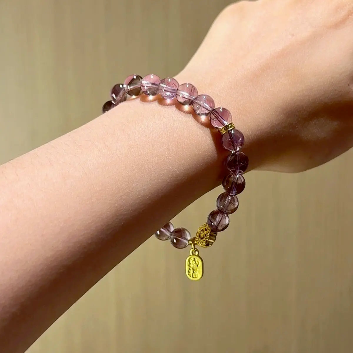 Quiet Anchor Amethyst Bracelet