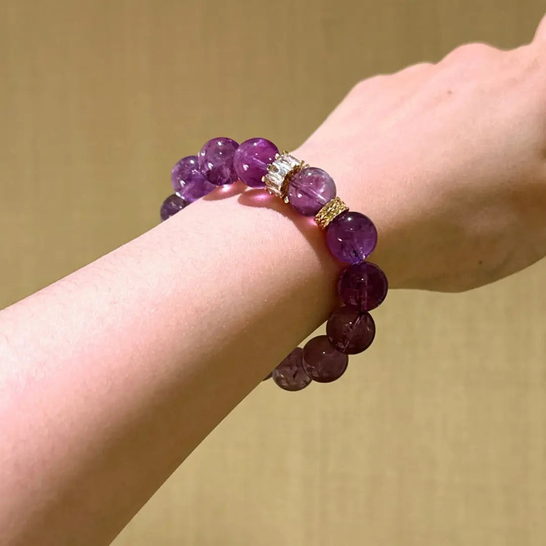Violet Eloquence Amethyst Bracelet