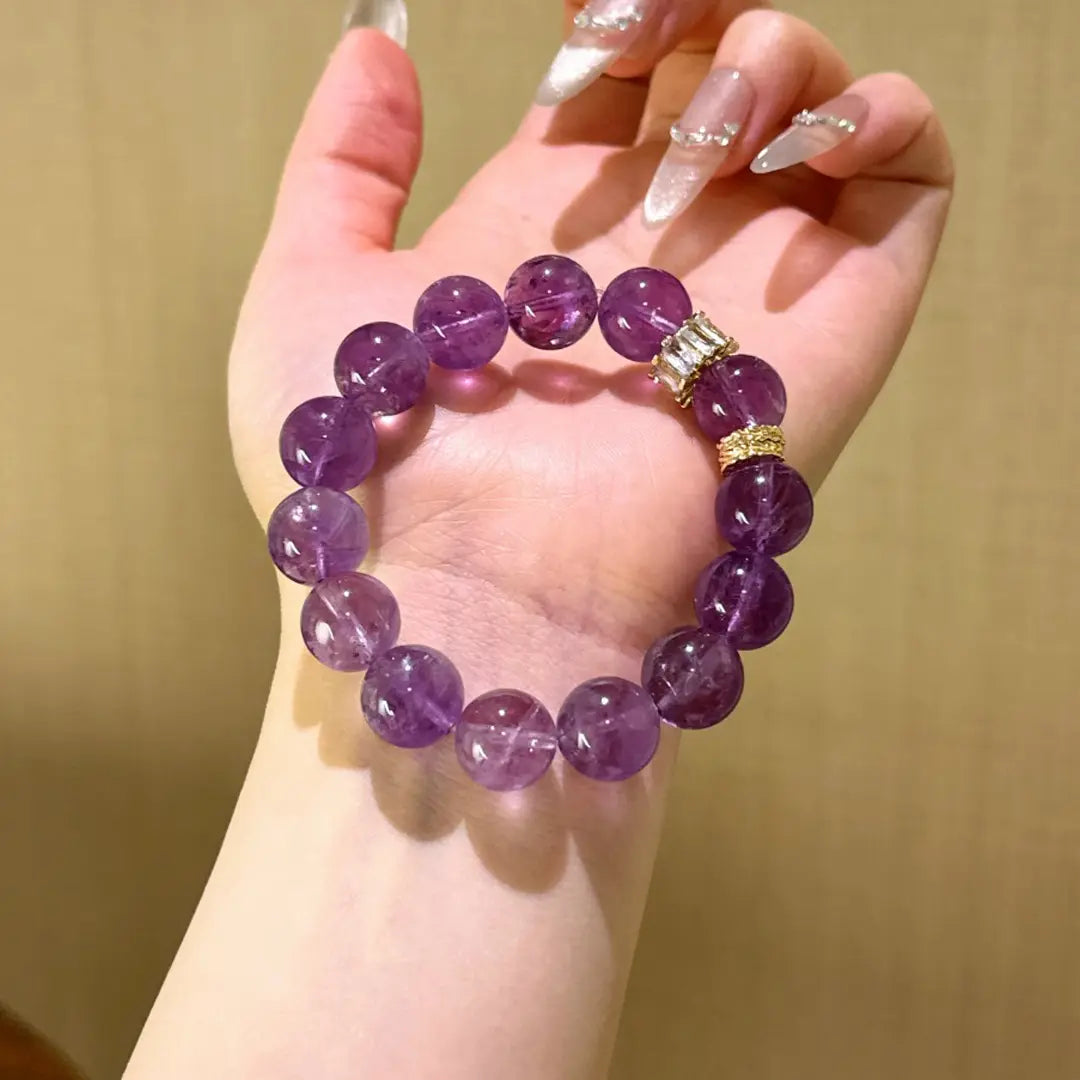 Violet Eloquence Amethyst Bracelet