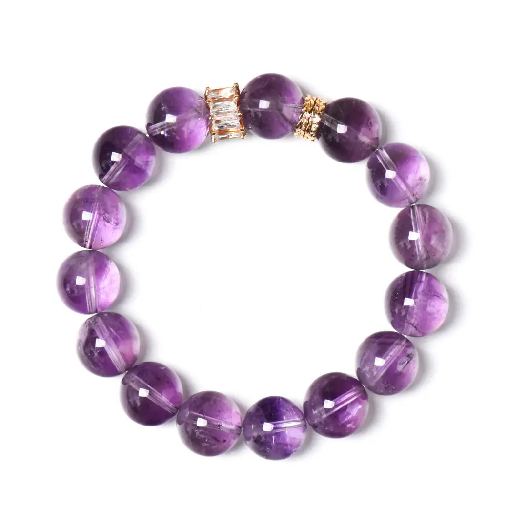 Violet Eloquence Amethyst Bracelet