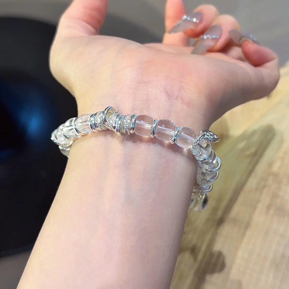 Clear Quartz Mental Reset Bracelet