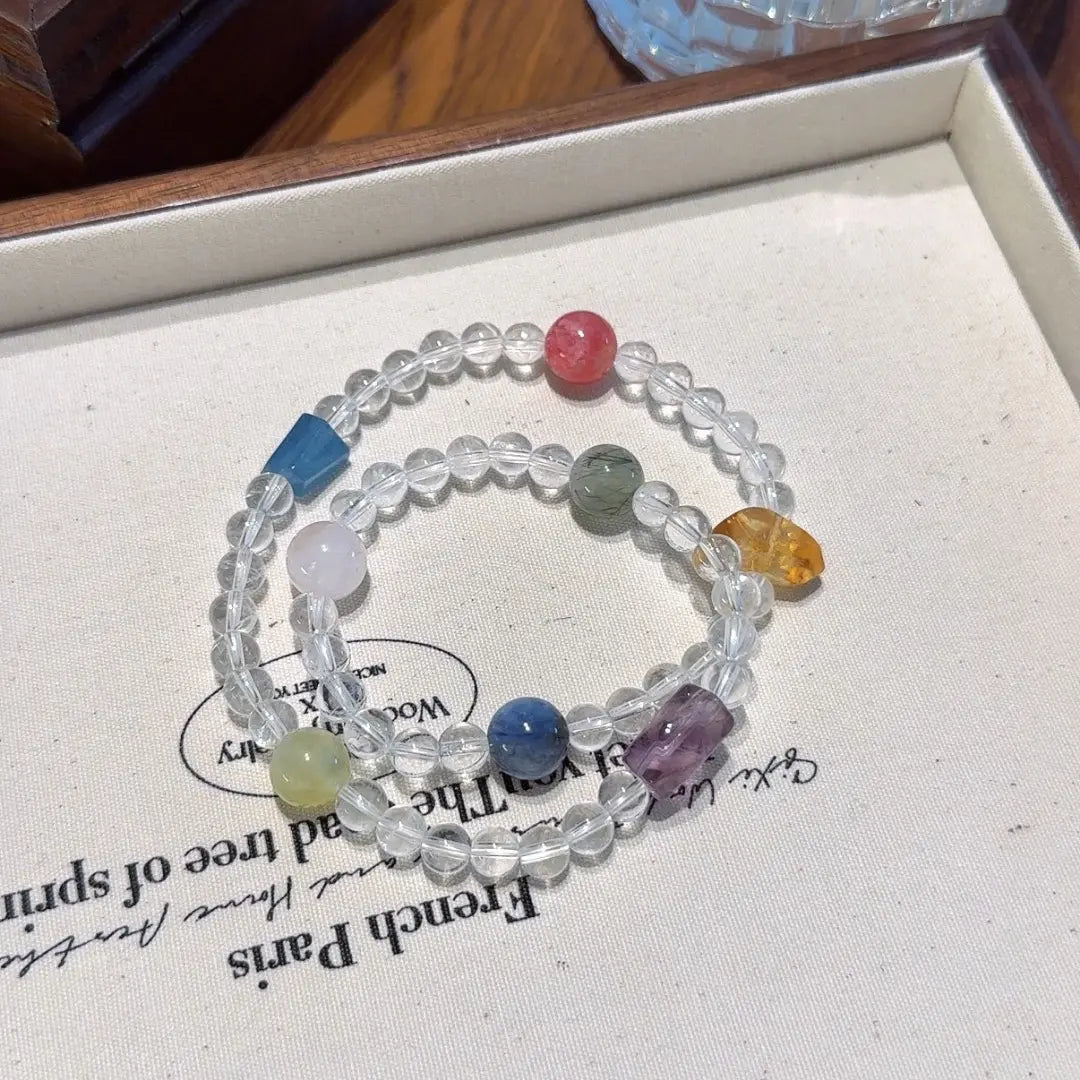 Clear Quartz  Communication Bracelet