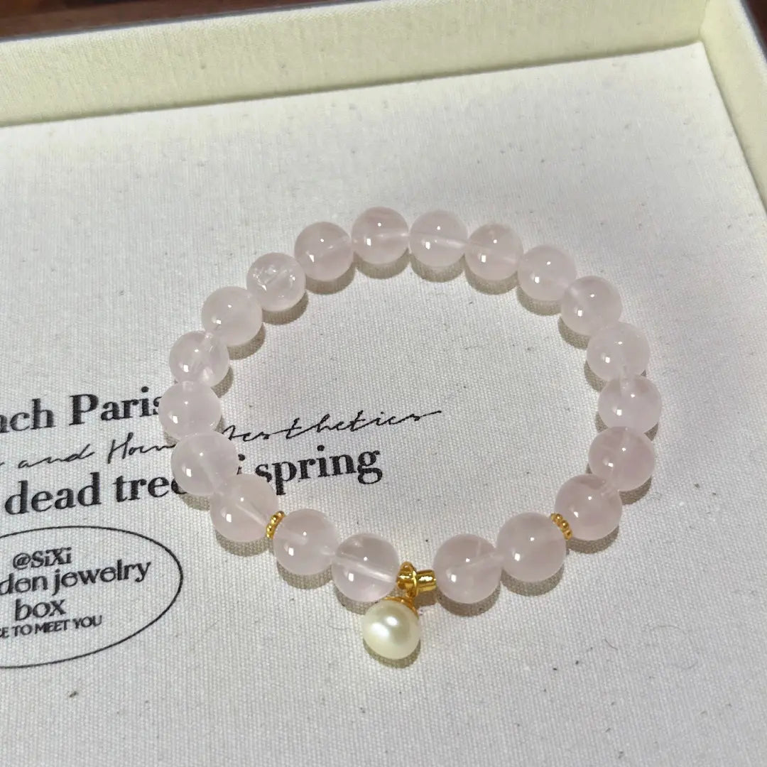 Handcrafted shopify--jewelry-material-bjo6nad9; rose-quartz Detail for Love - Astara