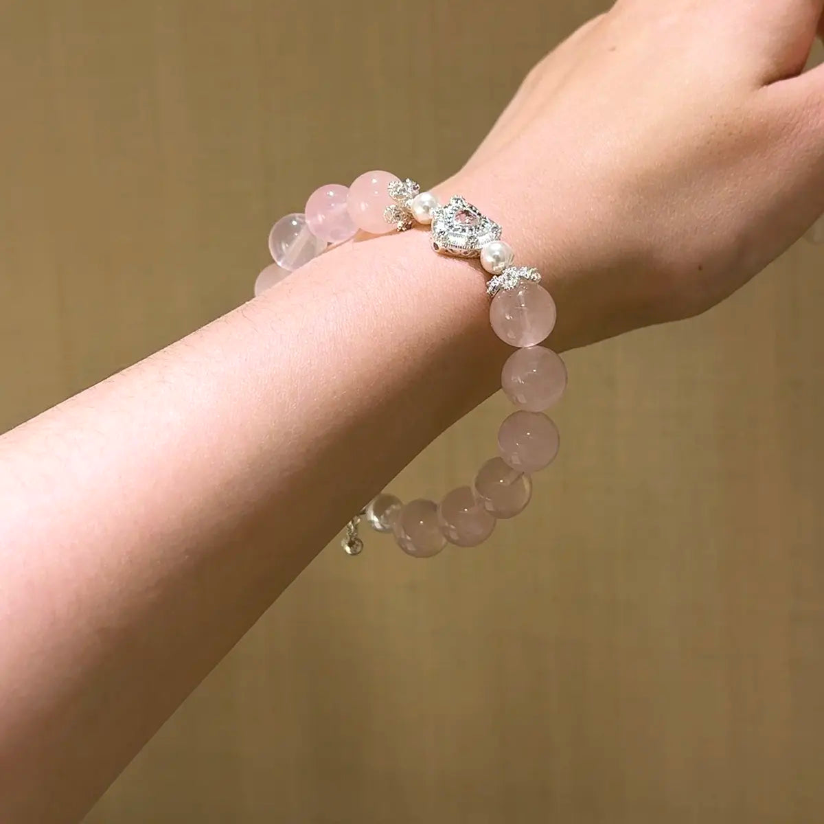 Handcrafted shopify--jewelry-material-1dyzjxql; rose-quartz; shell-pearl Detail for Love - Astara