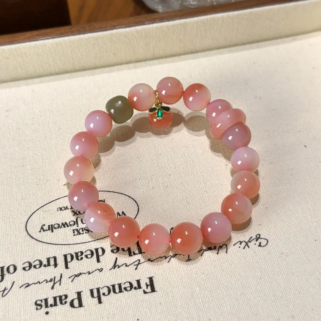 Handcrafted agate; hetian-jade Detail for Abundance - Astara