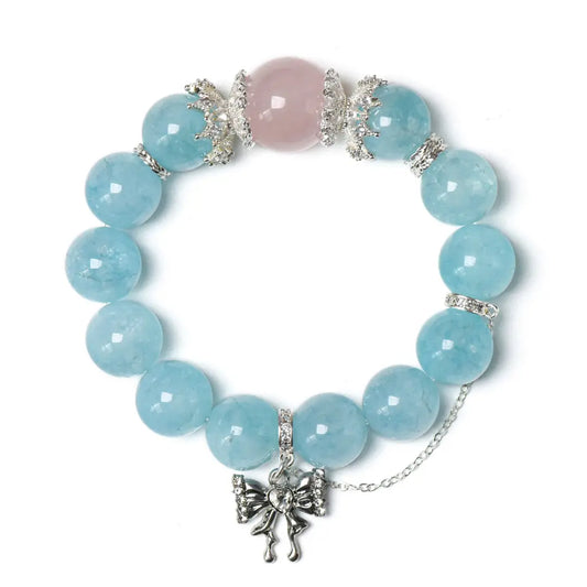 Blue Halo Charm Bracelet