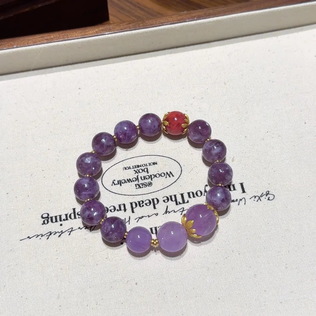 Violet Silk Bracelet