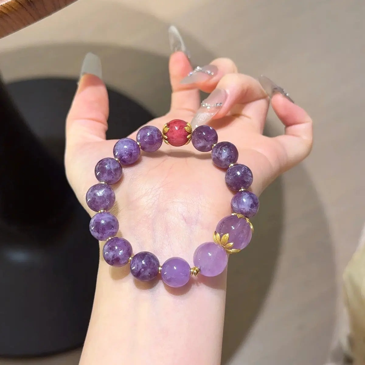 Violet Silk Bracelet