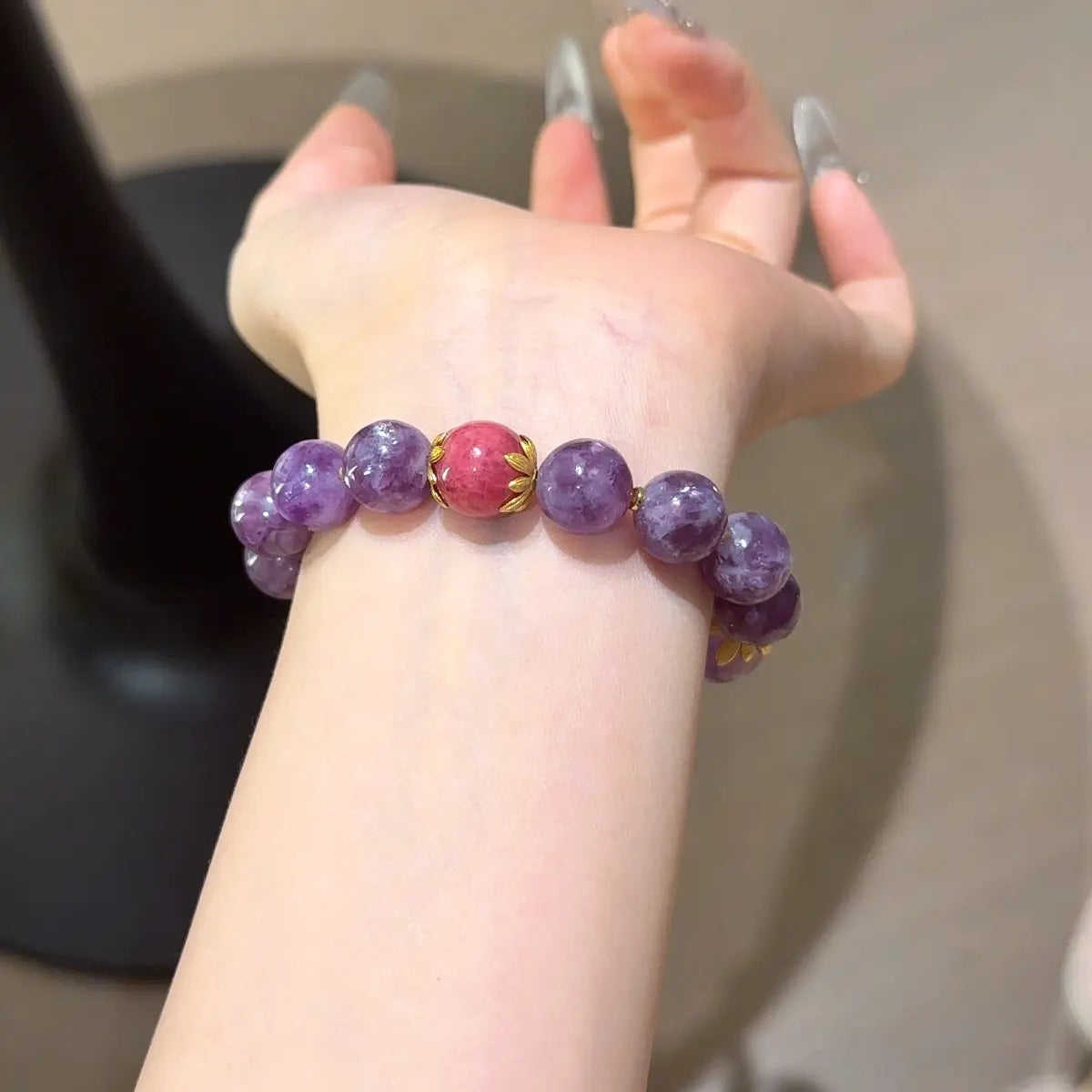 Violet Silk Bracelet
