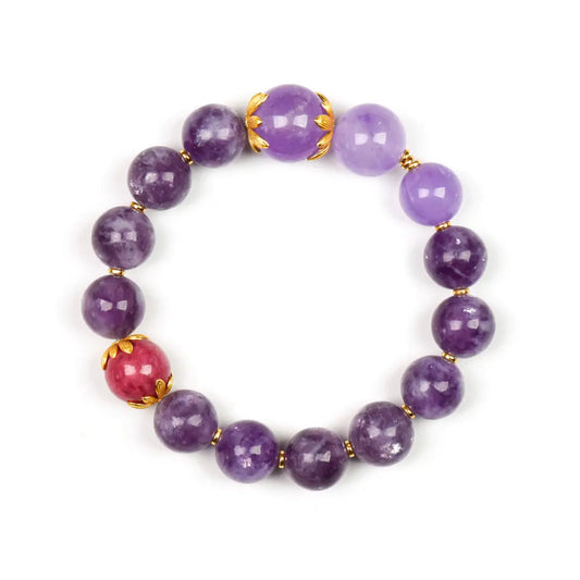 Violet Silk Bracelet