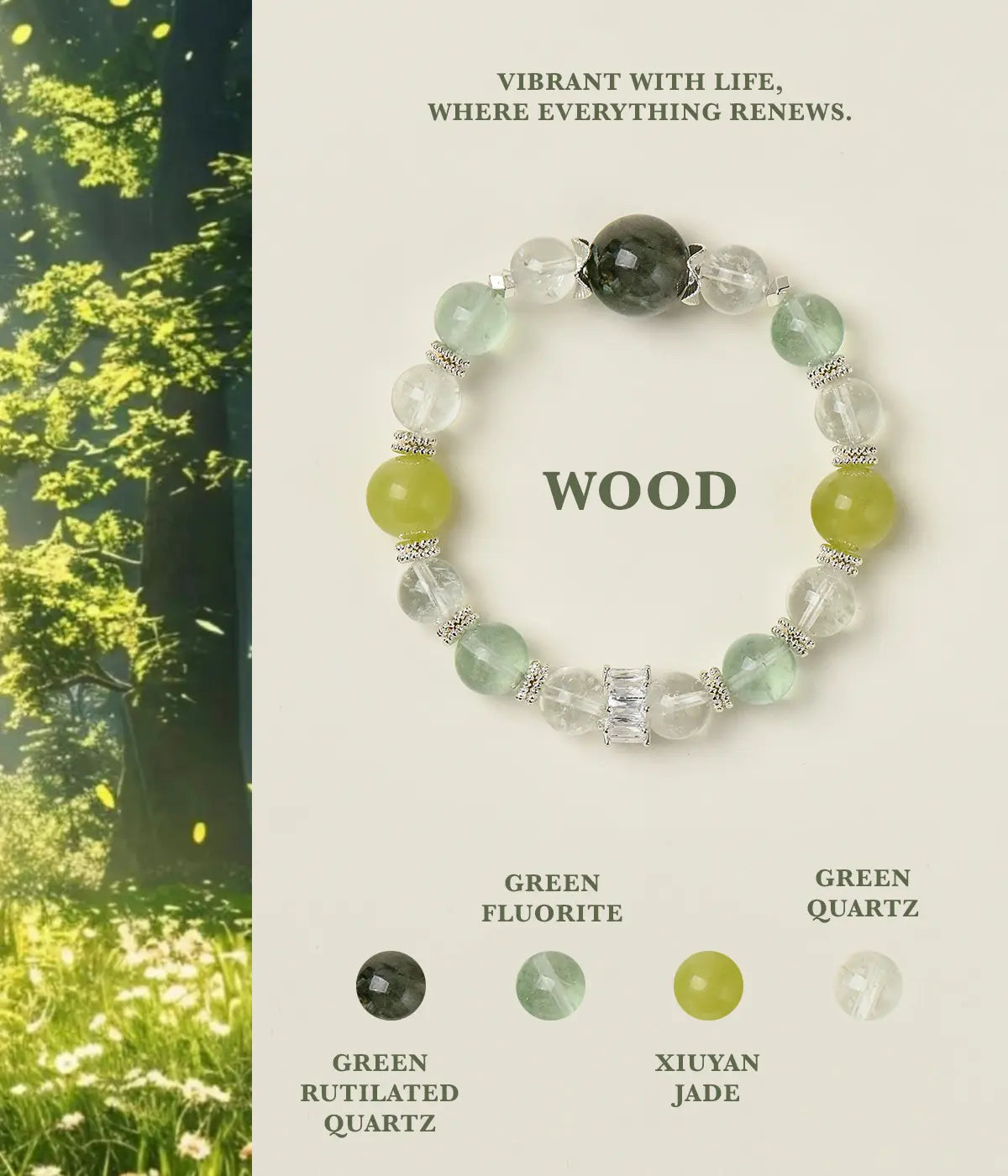 Five Elements Ⅰ · Wood Energy Bracelet