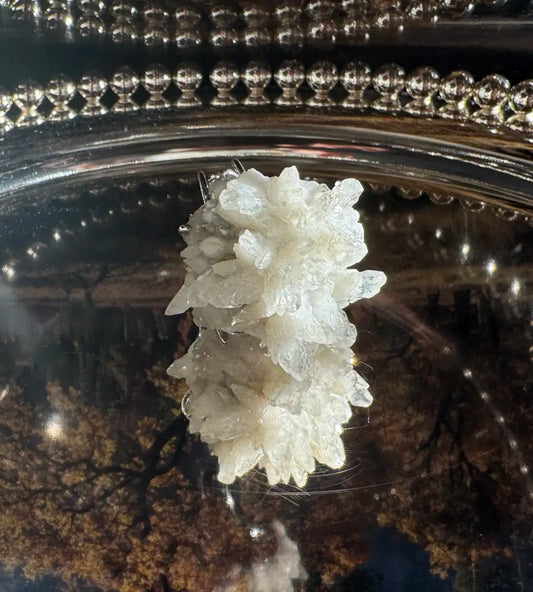 Raw White Calcite One of a Kind Ring