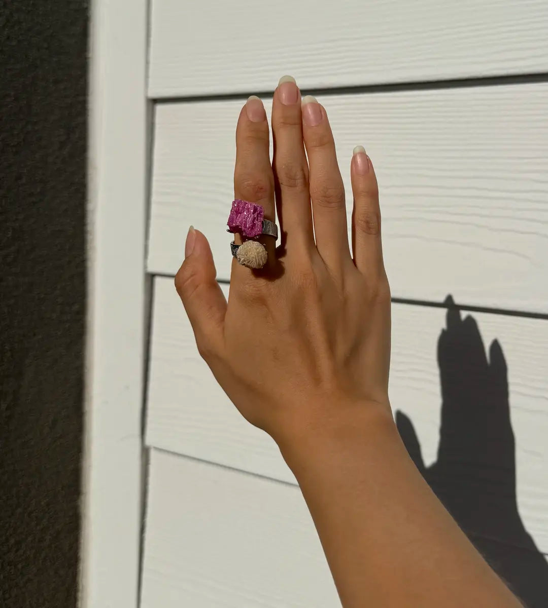 Desert Rose & Ruby One of a Kind Ring