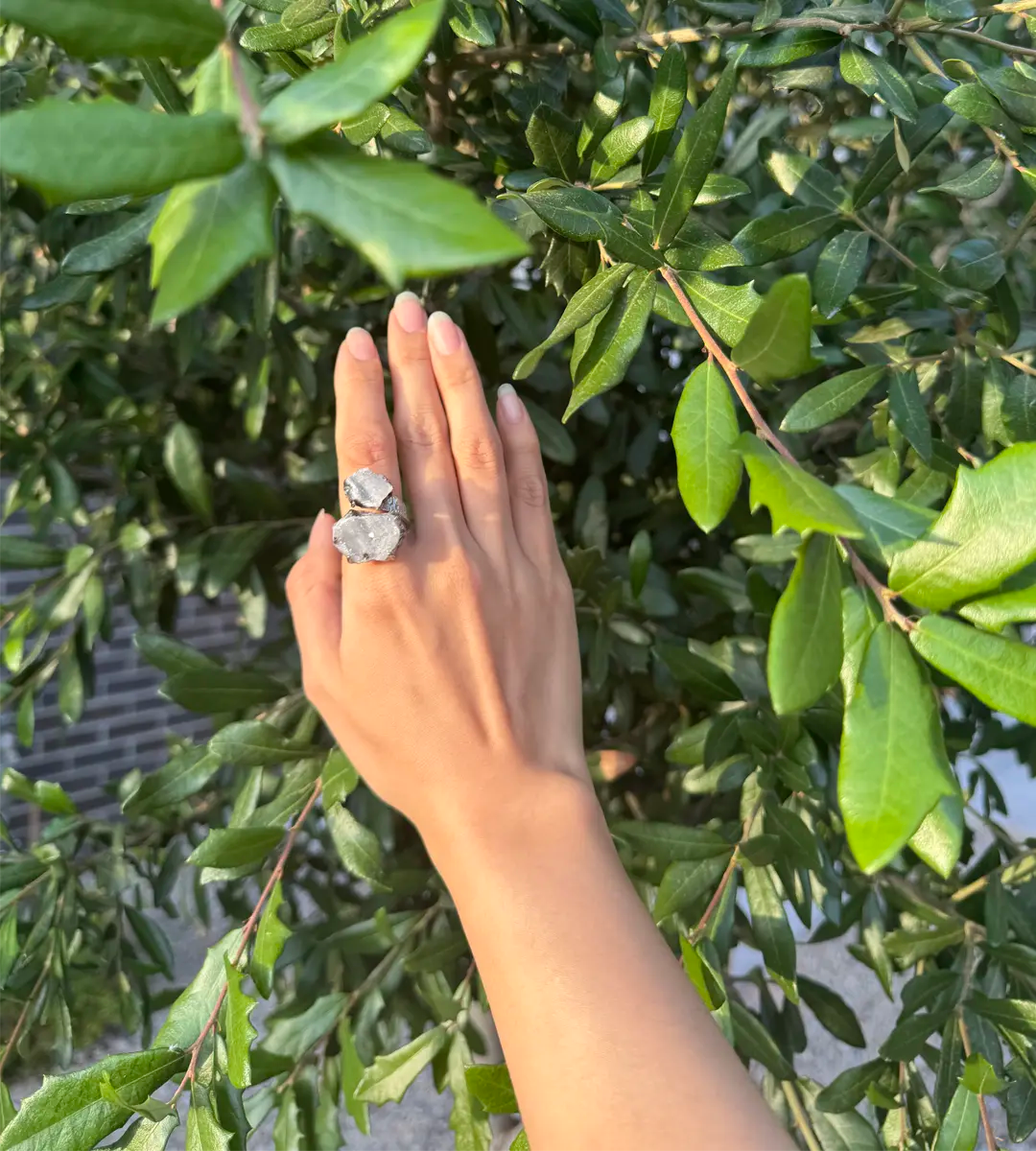 Raw Sugar Quartz One of a Kind Ring