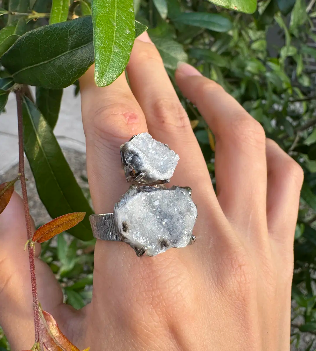 Raw Sugar Quartz One of a Kind Ring