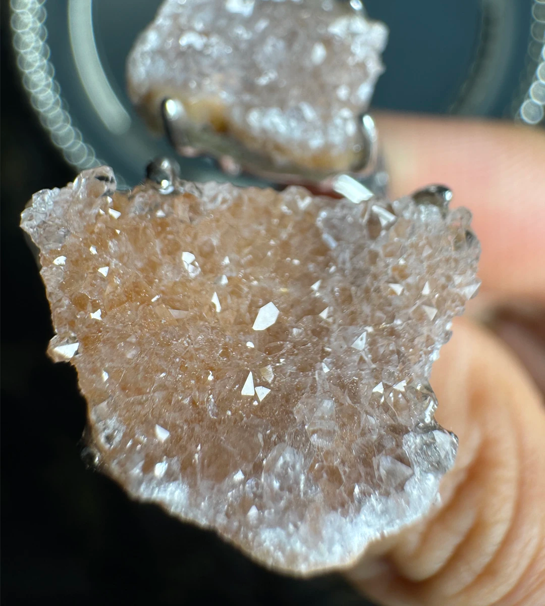 Raw Double Sugar Quartz One of a Kind Ring