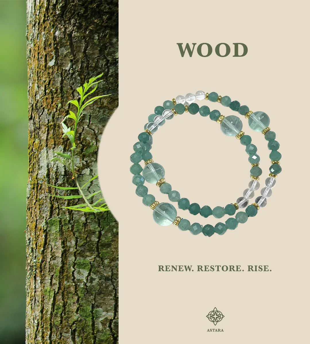 Wood Element · The Energy of Growth Bracelet