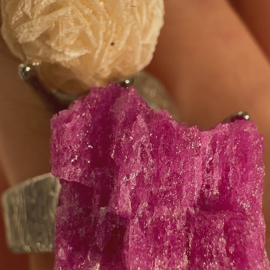 Desert Rose & Ruby One of a Kind Ring