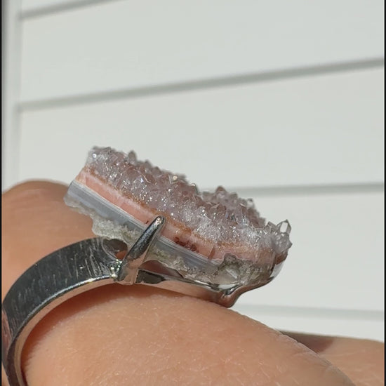 Raw Double Sugar Quartz One of a Kind Ring